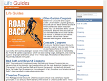 Tablet Screenshot of lifeguides.net